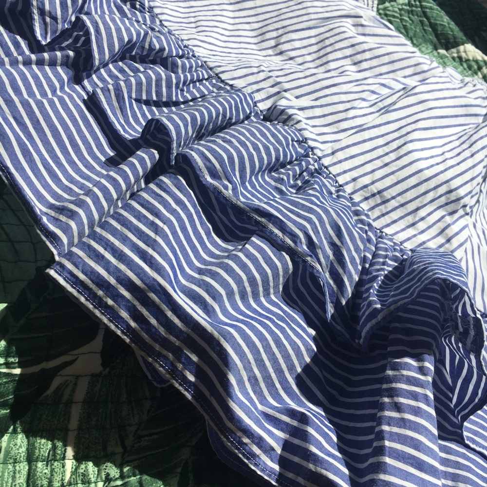 SOLD — Timeless Ruffled Striped Skirt - Picture 2 of 3